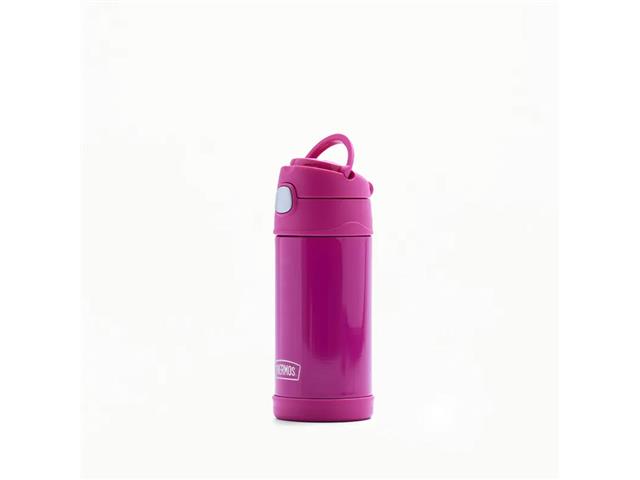 Garrafa Térmica Infantil Funtainer F401 Rosa Thermos 355ml - 6