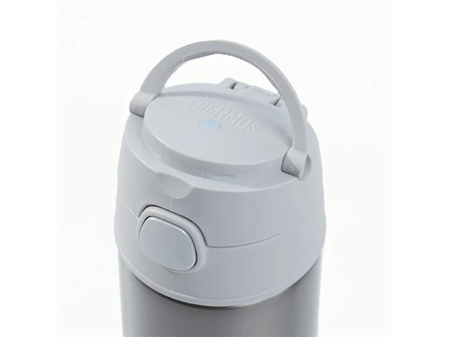 Garrafa Térmica Infantil Funtainer F404 Cinza Claro Thermos 470ml - 2