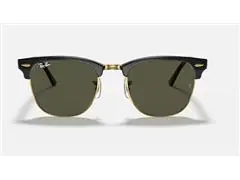 Lentes de sol Ray-Ban, Clubmaster Classic, color Negro sobre dorado - 1