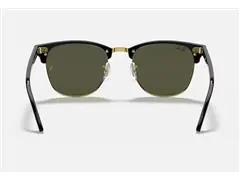 Lentes de sol Ray-Ban, Clubmaster Classic, color Negro sobre dorado - 5