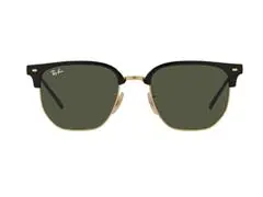 Lentes de sol Ray-Ban, Clubmaster Classic, color Negro sobre dorado