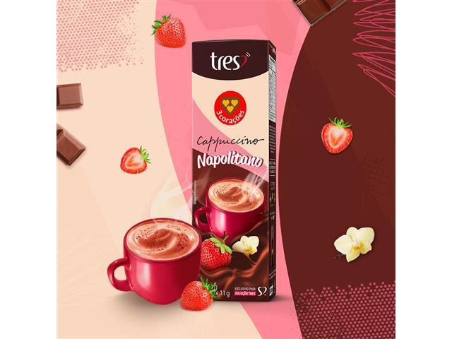 Combo com 40 cápsulas Três Corações Cappuccino, Espresso e Iced - 8