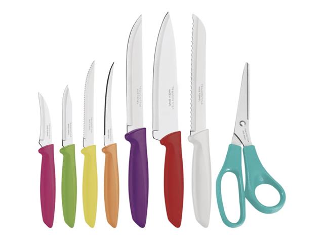 Juego de Cuchillos y Tijera Tramontina Plenus 8 Piezas