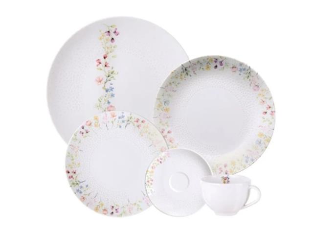 Vajilla Tramontina Artemis en Porcelana Decorada 20 Piezas