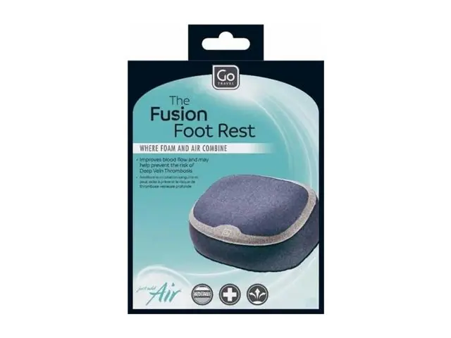 Descansa Pies Inflable Fusion Go Travel Gt477 Azul