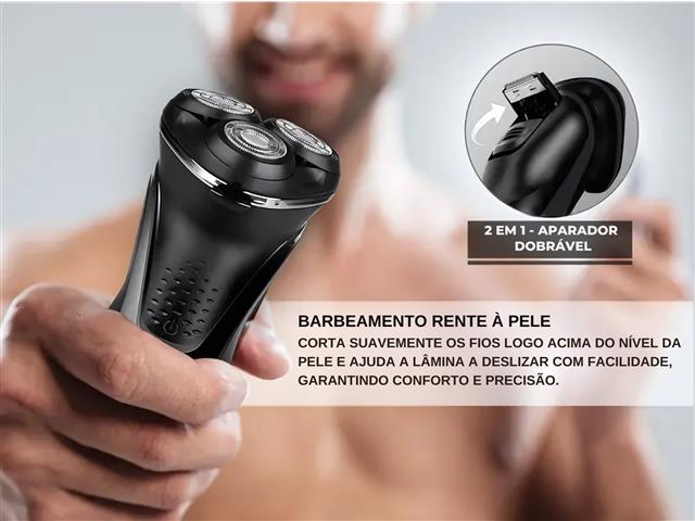 Barbeador Elétrico 3 Lâminas Gadnic com Display Digital 110V - 3