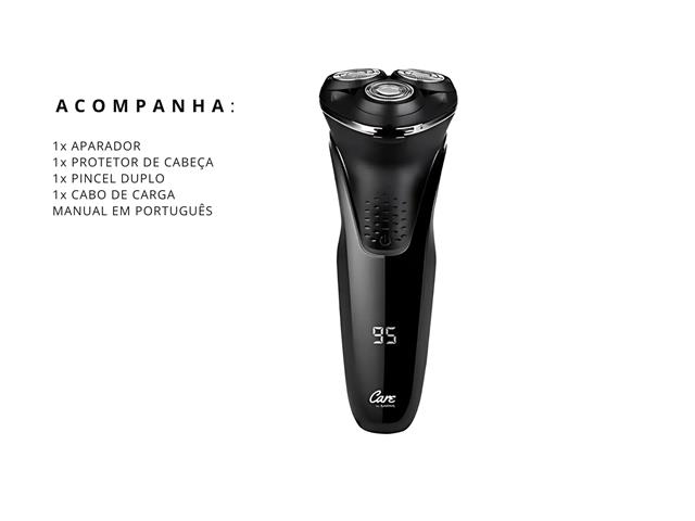 Barbeador Elétrico 3 Lâminas Gadnic com Display Digital 110V - 6