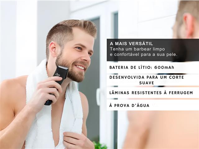 Máquininha Aparador Gadnic USB Portátil com Base Recarregável - 2