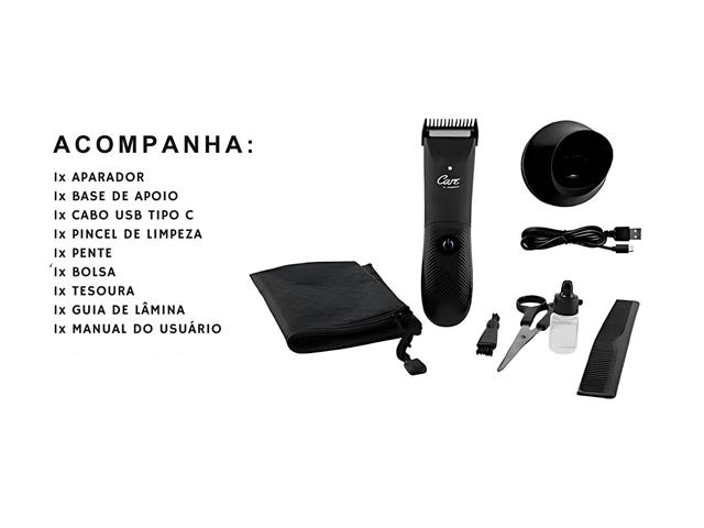 Máquininha Aparador Gadnic USB Portátil com Base Recarregável - 5