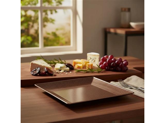 Jogo Evo Petisqueira Quadrada com 4 Peças - Imbuia - 5