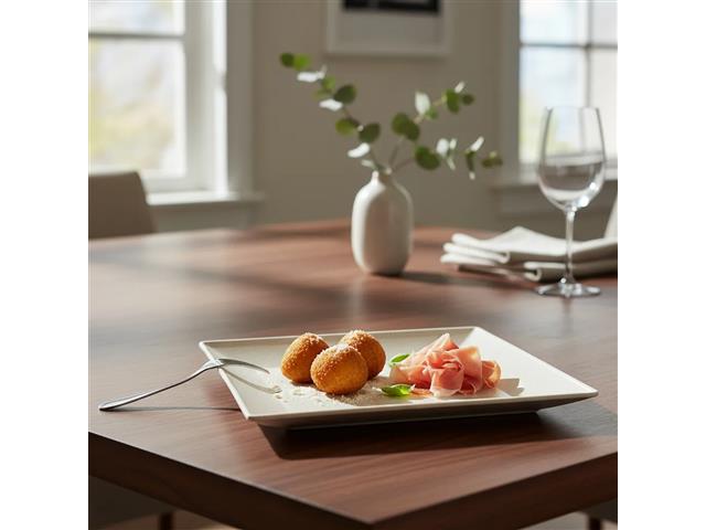 Jogo Evo Petisqueira Quadrada com 4 Peças Marfim - 3