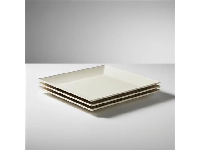 Jogo Evo Petisqueira Quadrada com 4 Peças Marfim - 7