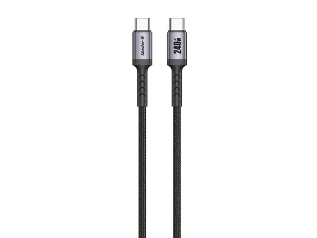 Cable de Carga Rápida Usb-C a C Antinudos 240W 2M Master-G