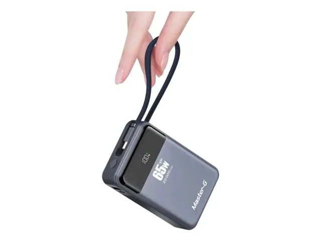 Batería Externa Power Bank Notebook 20000 Mah 65W Master-G UCP20PD65D