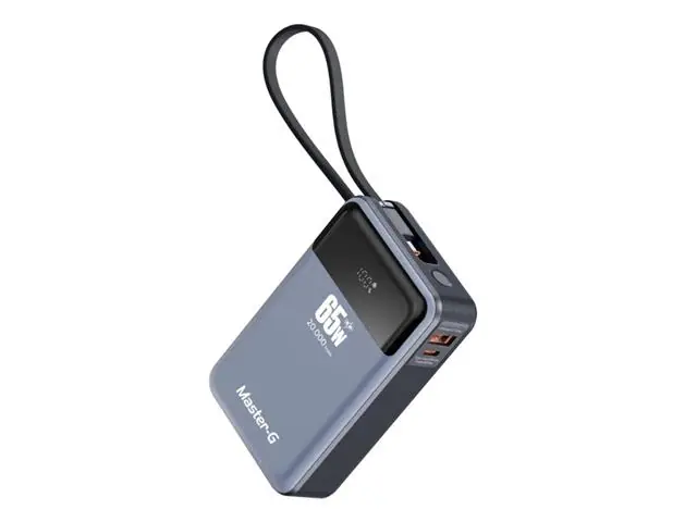 Batería Externa Power Bank Notebook 20000 Mah 65W Master-G UCP20PD65D
