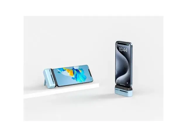 Cargador Base Portátil Pocket 5000mAh TipoC Celeste Master-G