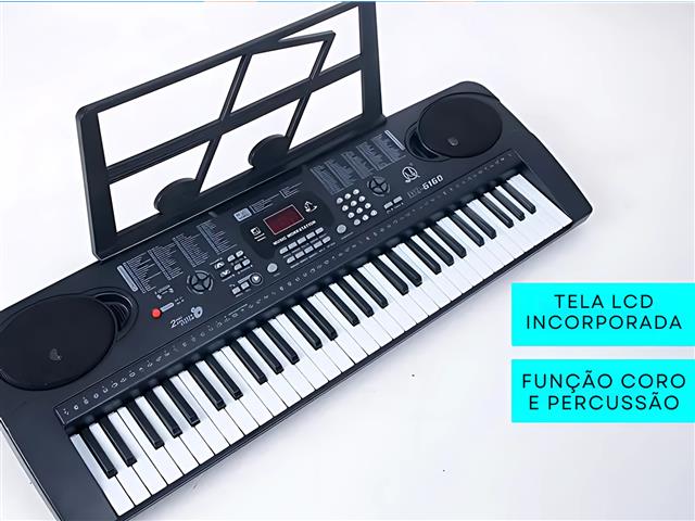 Teclado Musical GADNIC 61 Teclas com Microfone 110V - 3