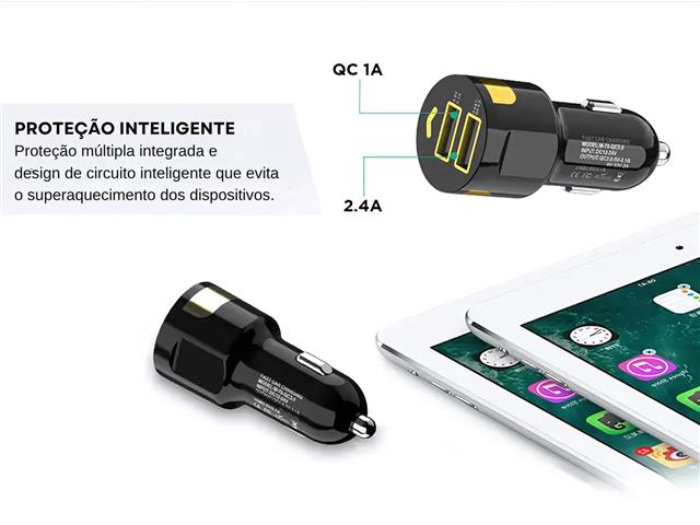 Carregador Veicular GADNIC USB Tipo C 24V Rápido - 3