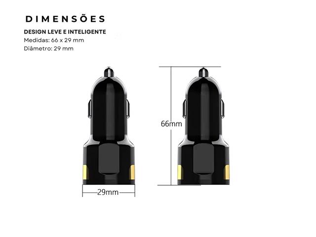 Carregador Veicular GADNIC USB Tipo C 24V Rápido - 4
