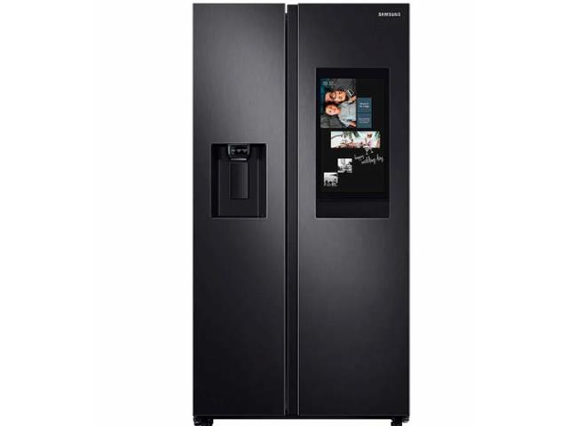 Geladeira Side by Side Samsung 2P FF 585L com Painel Inox Preto