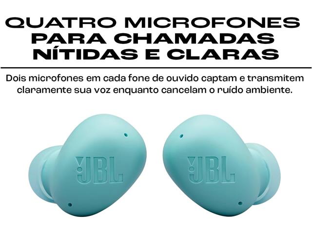 Fone de Ouvido Bluetooth JBL Wave Buds 2 Blue JBLWBUDS2BLU - 4
