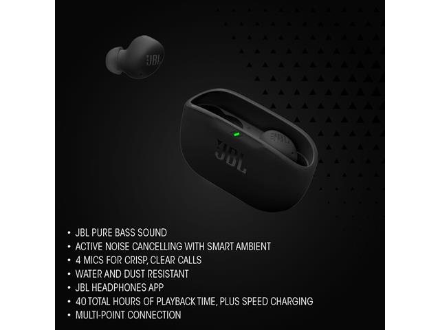 Fone de Ouvido Bluetooth JBL Wave Buds 2 Black JBLWBUDS2BLK - 3