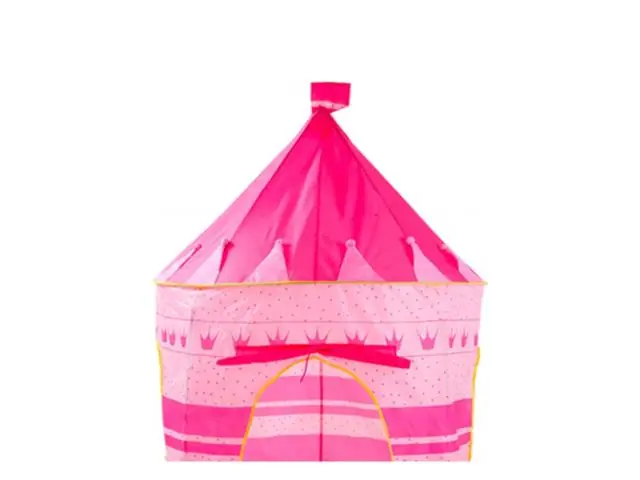 Carpa Castillo Infantil Hogar 150x135 CM Rosada