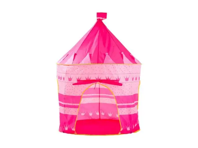 Carpa Castillo Infantil Hogar 150x135 CM Rosada