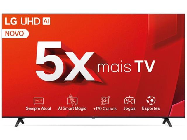 Smart TV LED 43"LG UHD 4K IA ThinQ TV HDR10 webOS 24 3HDMI Alexa Wi-Fi - 3