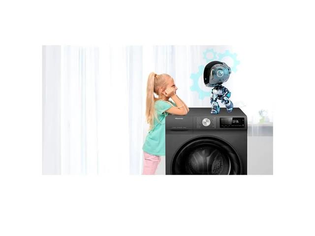 Lava & Seca Hisense Steam Titanium com 13 Programas de Lavagem 110V - 8