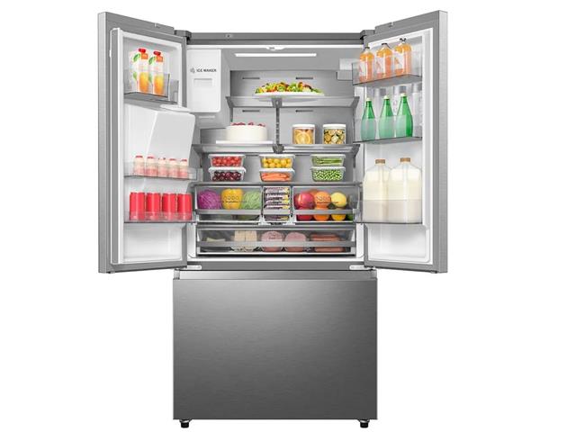Refrigerador French Door Hisense 03 Portas Frost Free 536L Inox 220V - 1