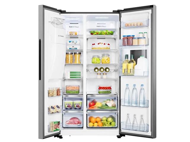 Refrigerador Side By Side Hisense 02 Portas Frost Free 533L Inox 220V - 1
