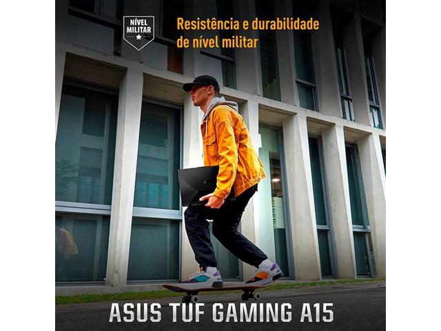 Notebook Gamer ASUS TUF A15 Ryzen7 16GB 512GB W11 156" Graphite Black - 6