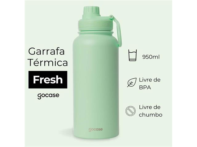 Garrafa Térmica Gocase Fresh Turquesa 950ml - 1