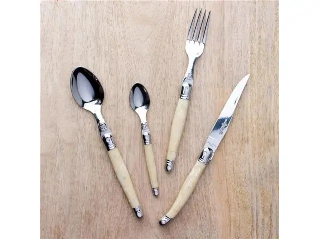 Laguiole Set Cuchillería 24 Piezas Marmol Jean Dubost