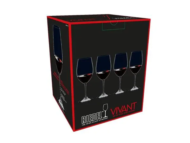 Riedel Vivant Set 4 Copas Vino Tinto