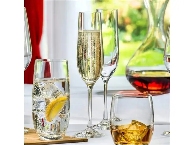 Crystalex Set 6 Copas Champagne Viola