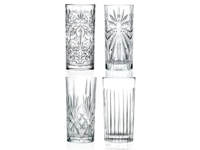 RCR Set 4 Vasos Longdrink Mixology