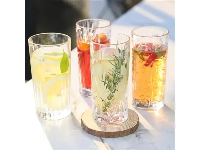 RCR Set 4 Vasos Longdrink Mixology