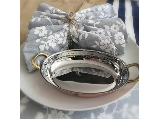 Paila de Cobre Ovalada 500Ml Martita Serani