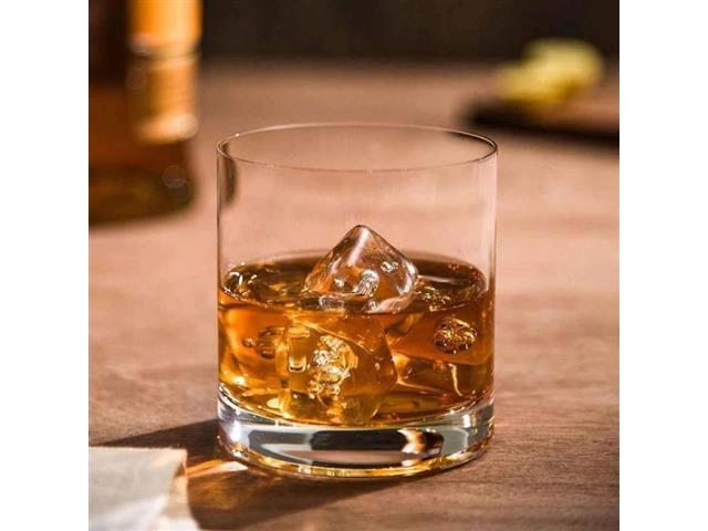 Crystalex Set 6 Vasos Whisky Bajo Barline 410Cc