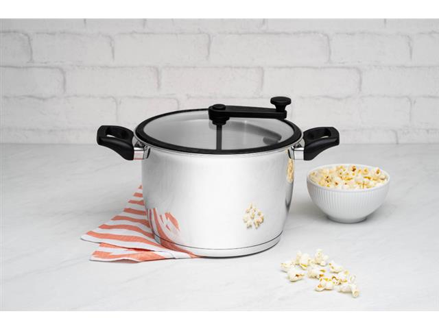 Pipoqueira Tramontina Allegra em Aço Inox e Tampa de Vidro 5,6 L - 4