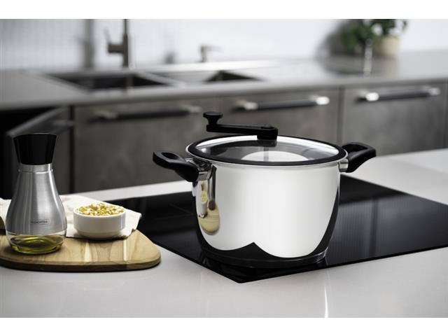 Pipoqueira Tramontina Allegra em Aço Inox e Tampa de Vidro 5,6 L - 8