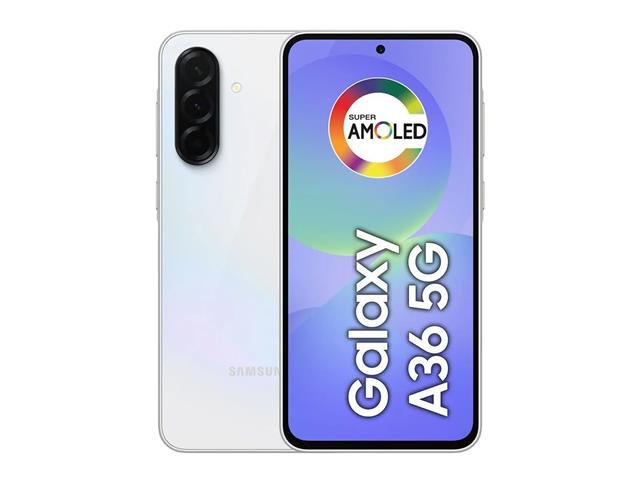 Smartphone Samsung Galaxy A36 5G, 256GB, Câm. Tripla 50MP, Branco