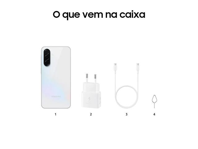 Smartphone Samsung Galaxy A36 5G, 256GB, Câm. Tripla 50MP, Branco - 8