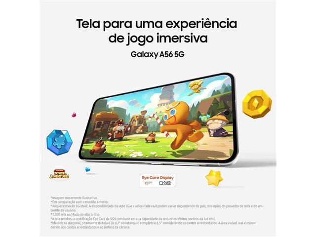 Smartphone Samsung Galaxy A56 5G, 128GB, 8GB RAM, 6.7", Verde - 5