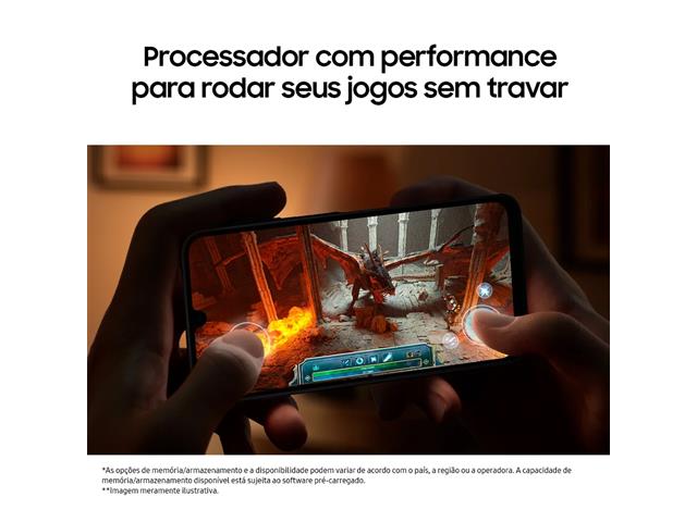 Samsung Galaxy A16 5G 128GB Azul, Tela 6.7", NFC, Android 14, 4GB RAM - 7