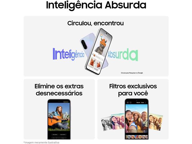 Samsung Galaxy A36 5G 128GB, Câmera Tripla 50MP, Snapdragon 6 Gen 3 - 1