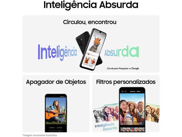 Samsung Galaxy A36 5G Branco 256GB, 8GB RAM, Câm. 50MP, Tela 6.7" - 1