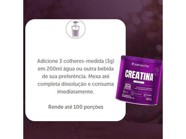 Combo 2 Creatinas 300G Sanavita  - 1